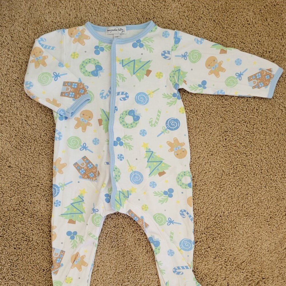Magnolia Baby - Baby Boys Gingerbread Footie